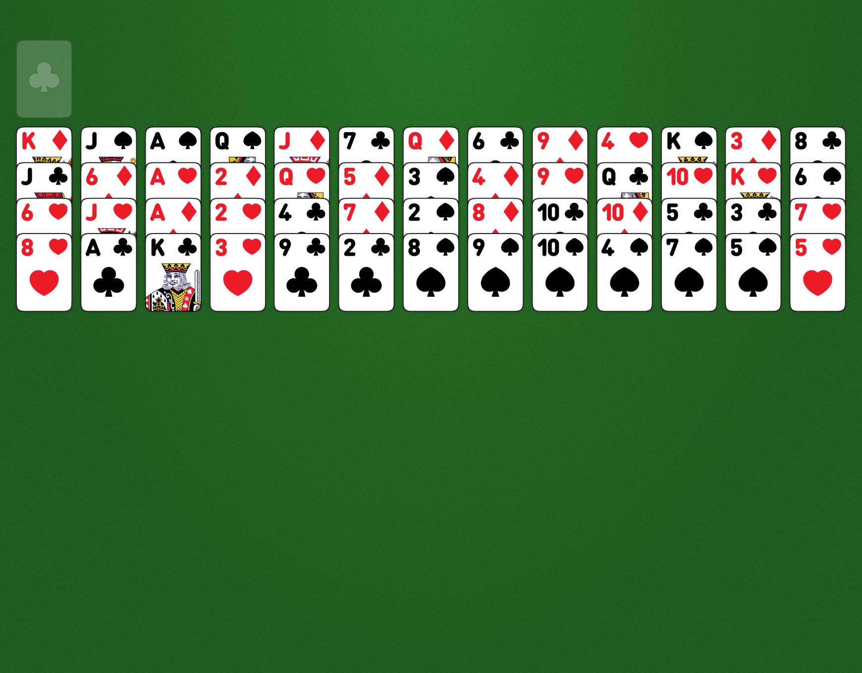 Disposition du jeu All in a Row