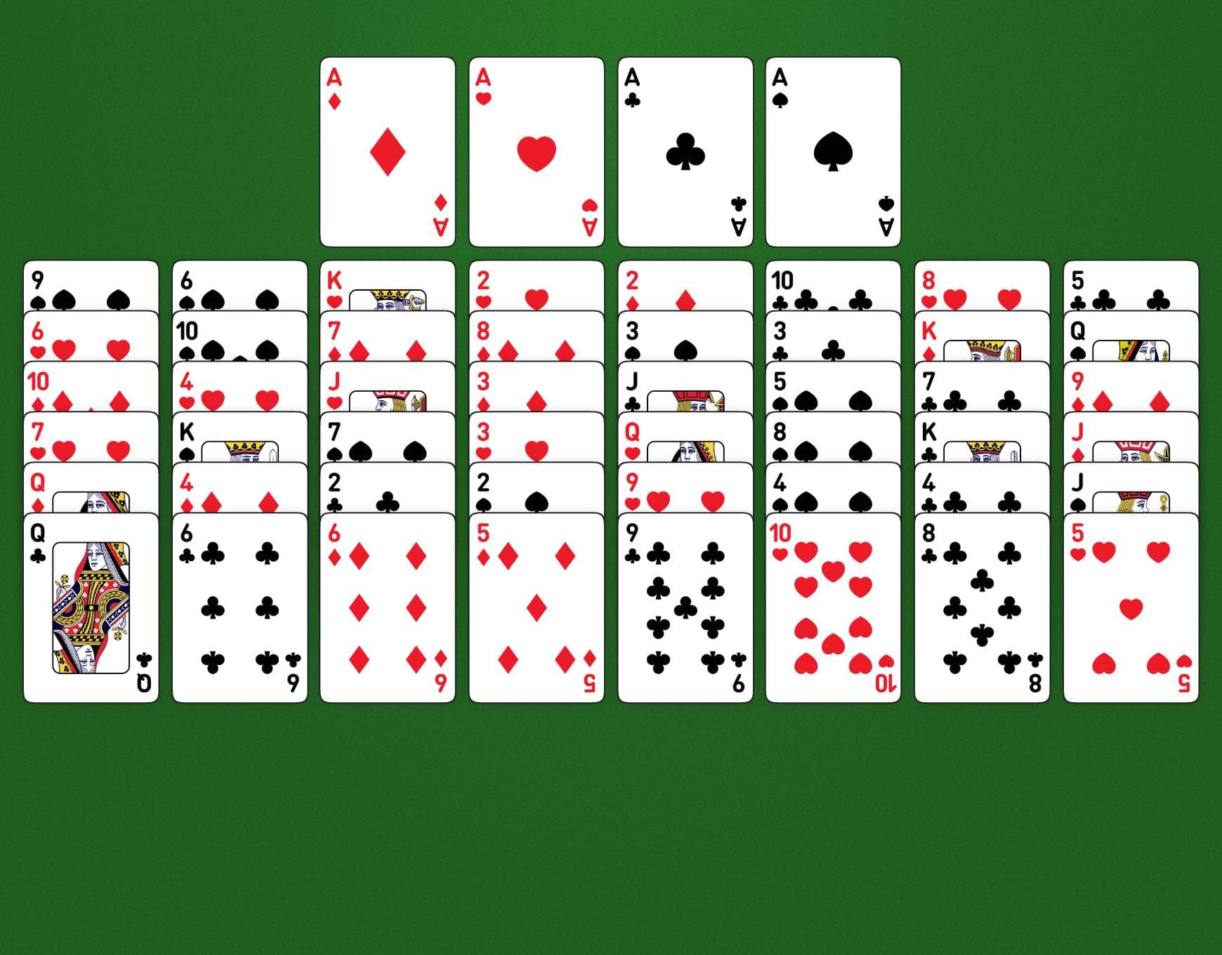 Disposition du jeu Beleaguered Castle