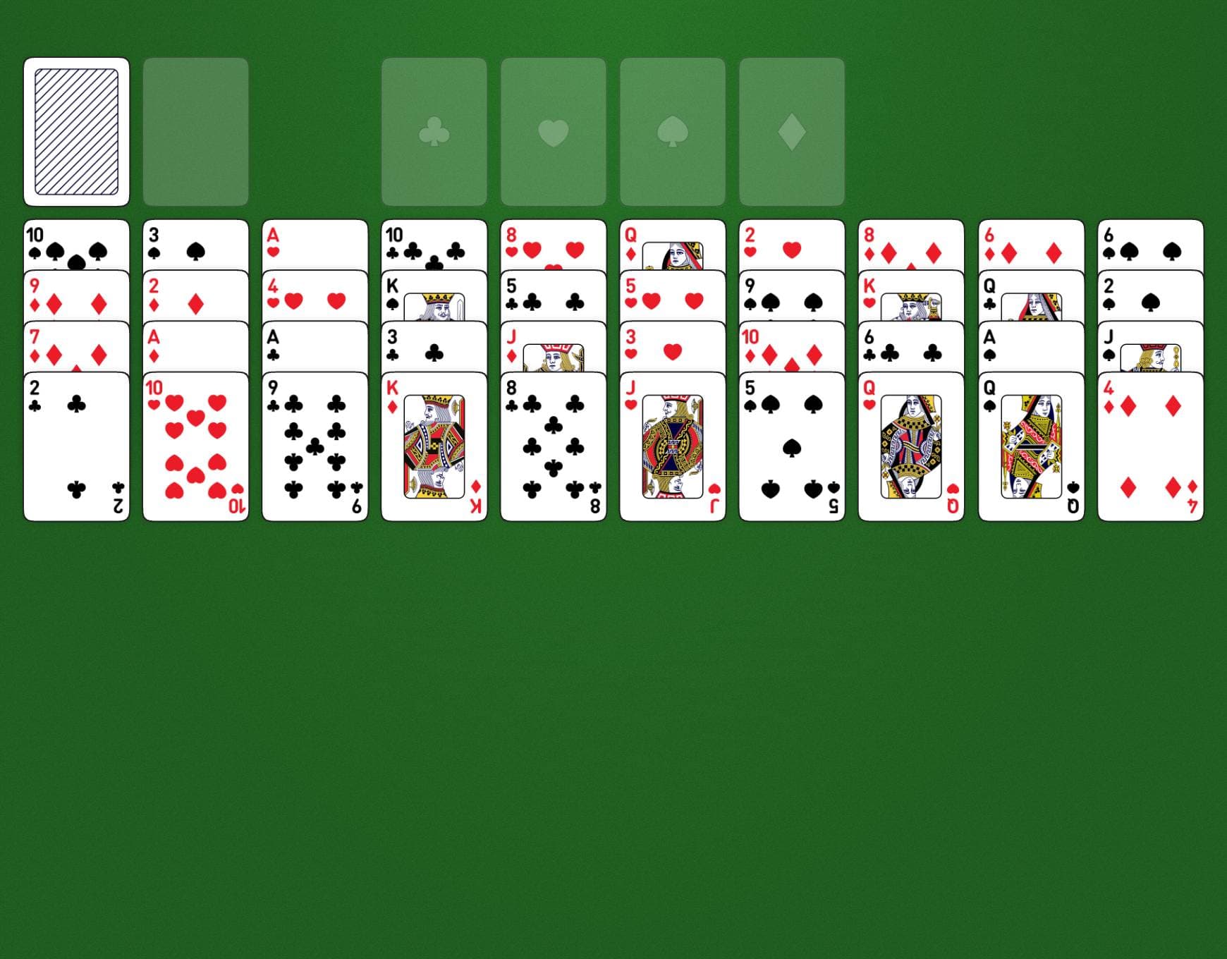 Disposition du jeu Big Forty