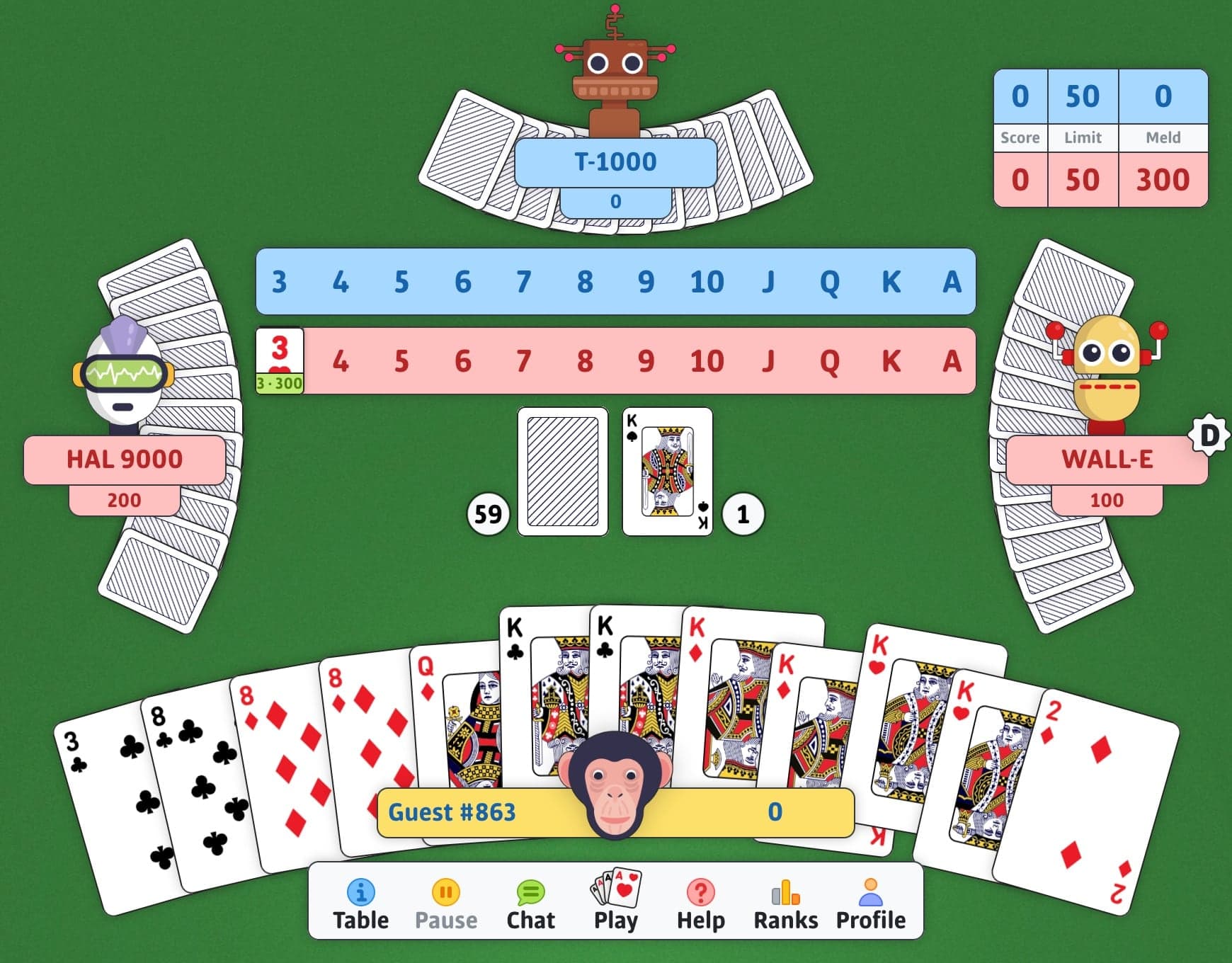 Play Canasta