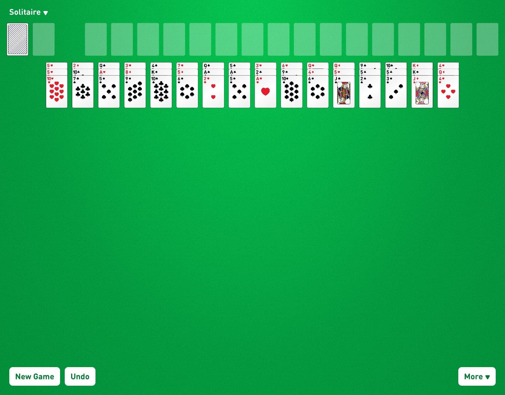 Double Limited Game Layout