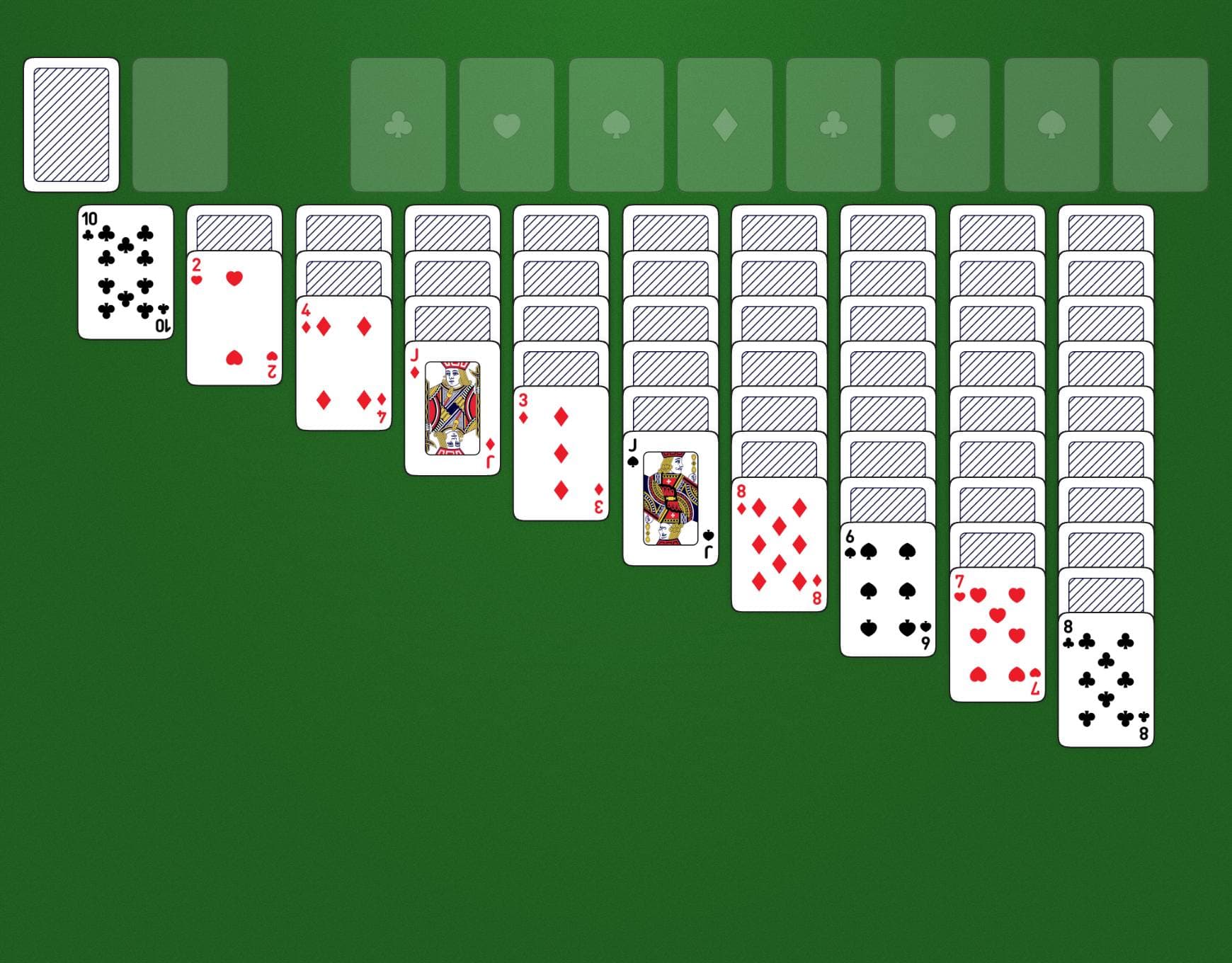 Disposition du jeu Endless Harp