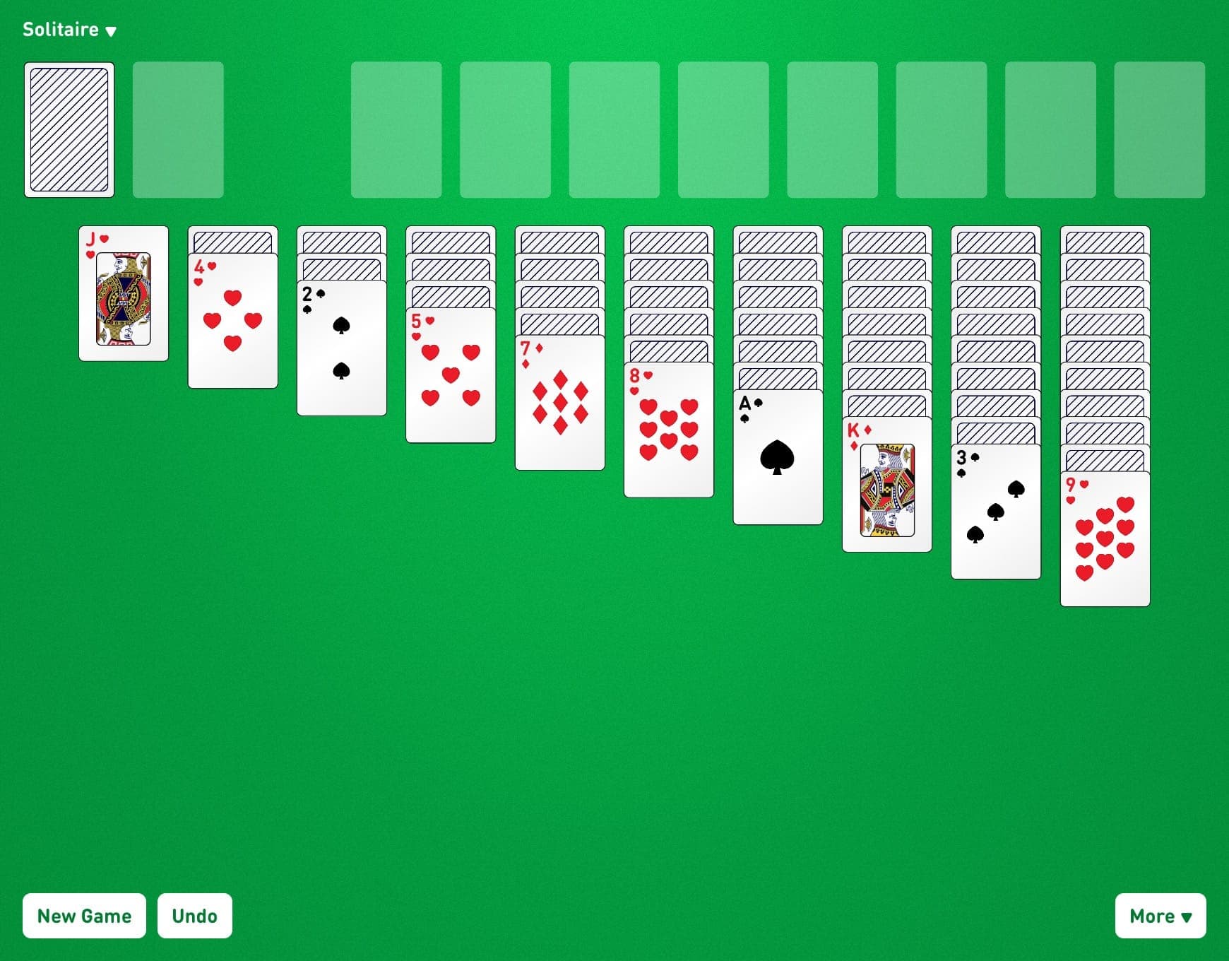 Endless Harp Game Layout