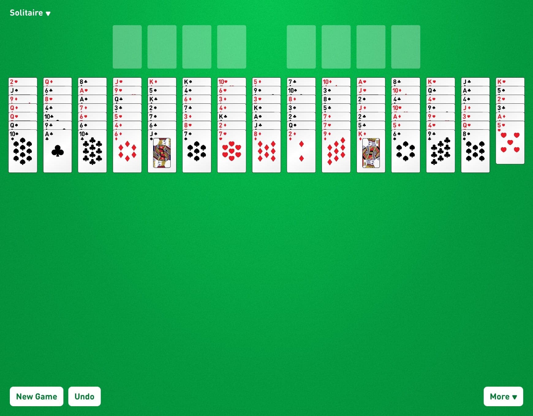 Fifteen Game Layout