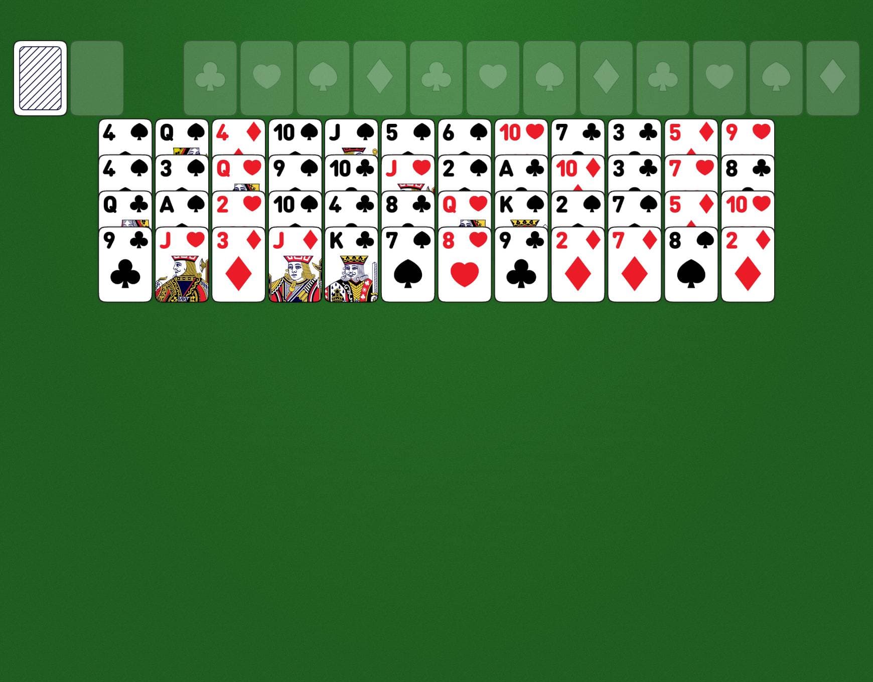 Play Forty Thieves (3 deck)