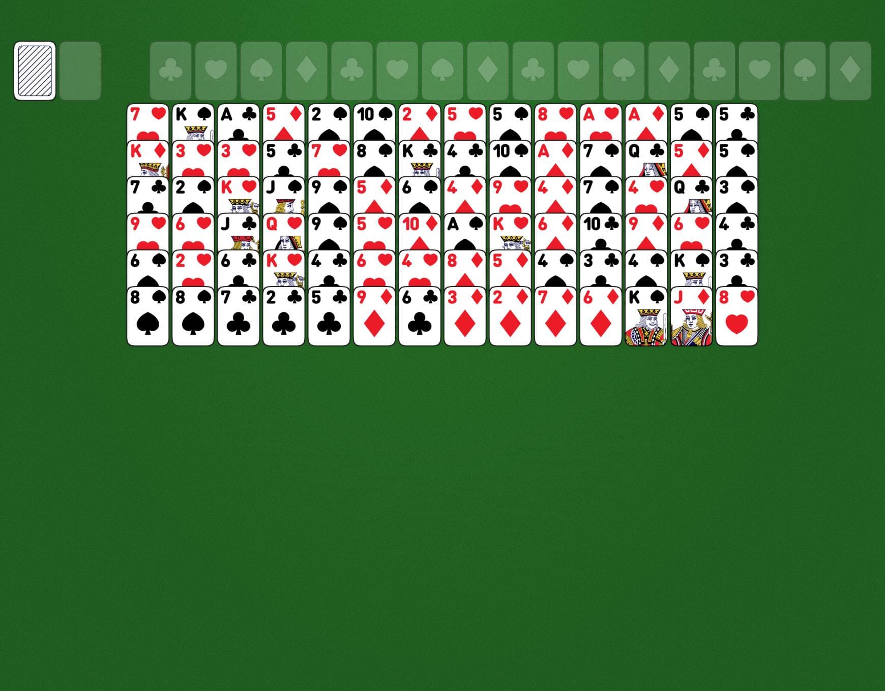 Play Forty Thieves (4 deck)
