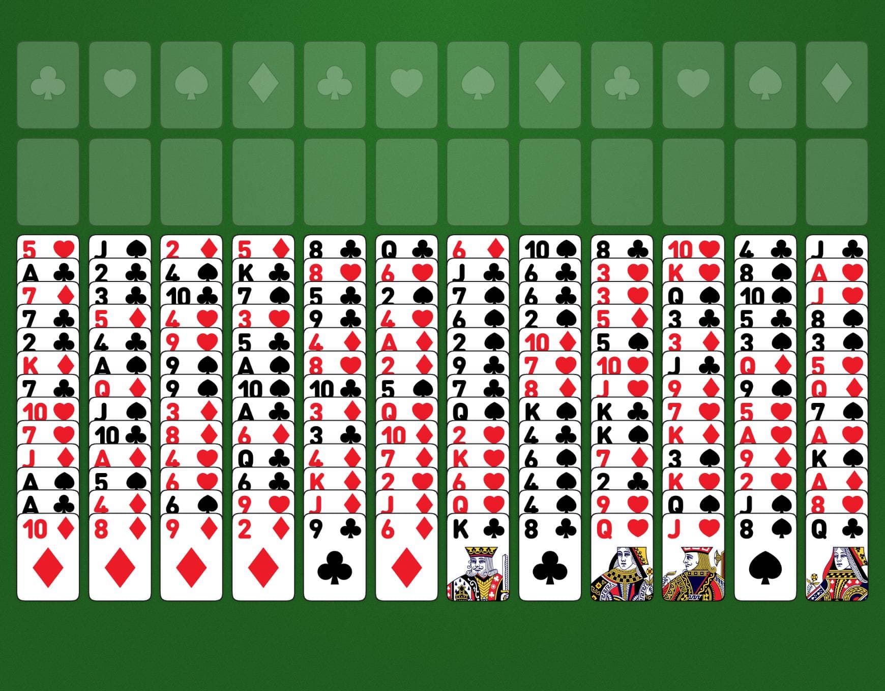 Play FreeCell Three Deck
