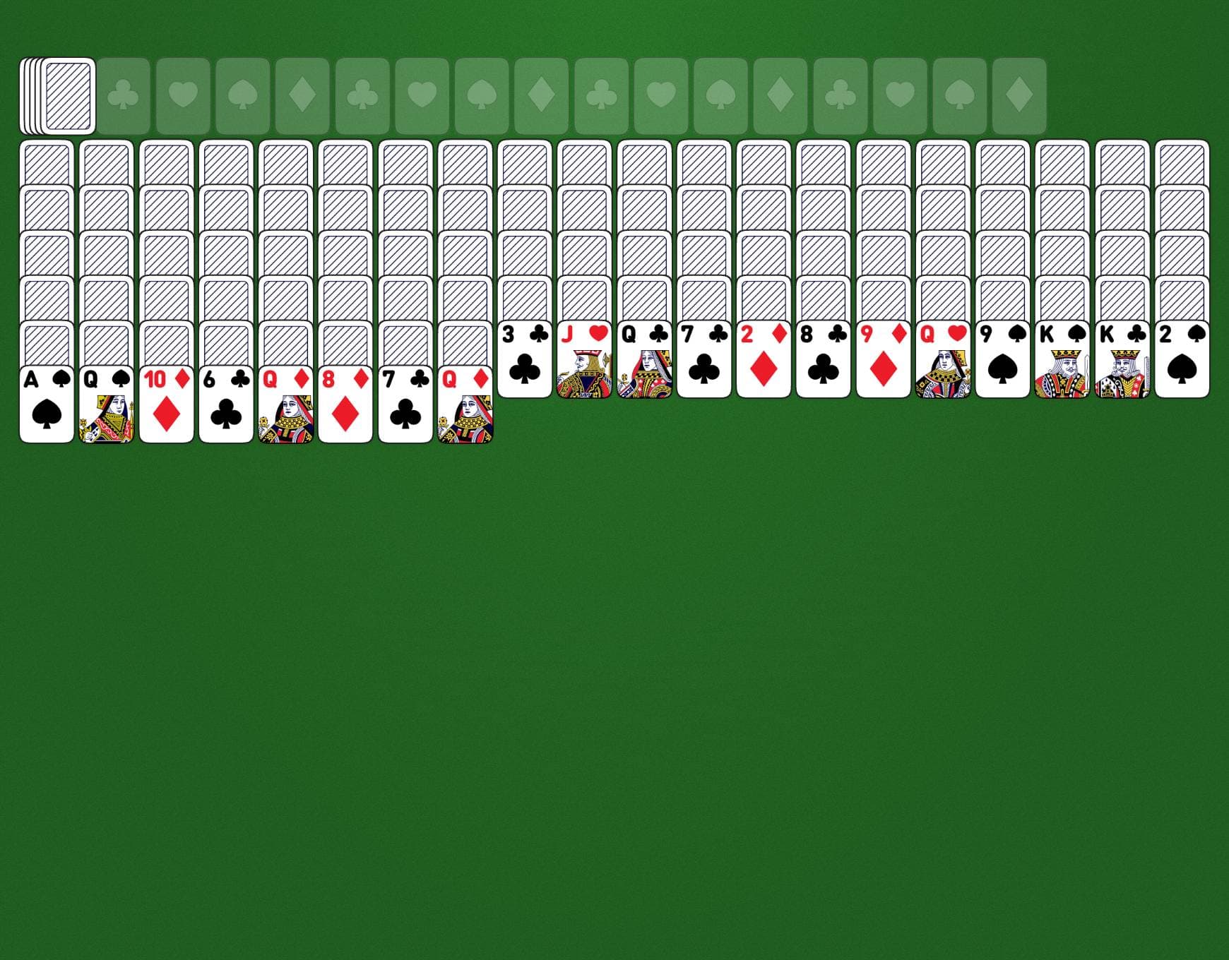 Esquema do jogo Huge Spider