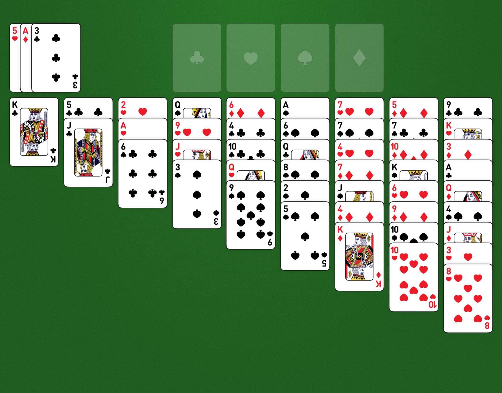 King Albert Game Layout