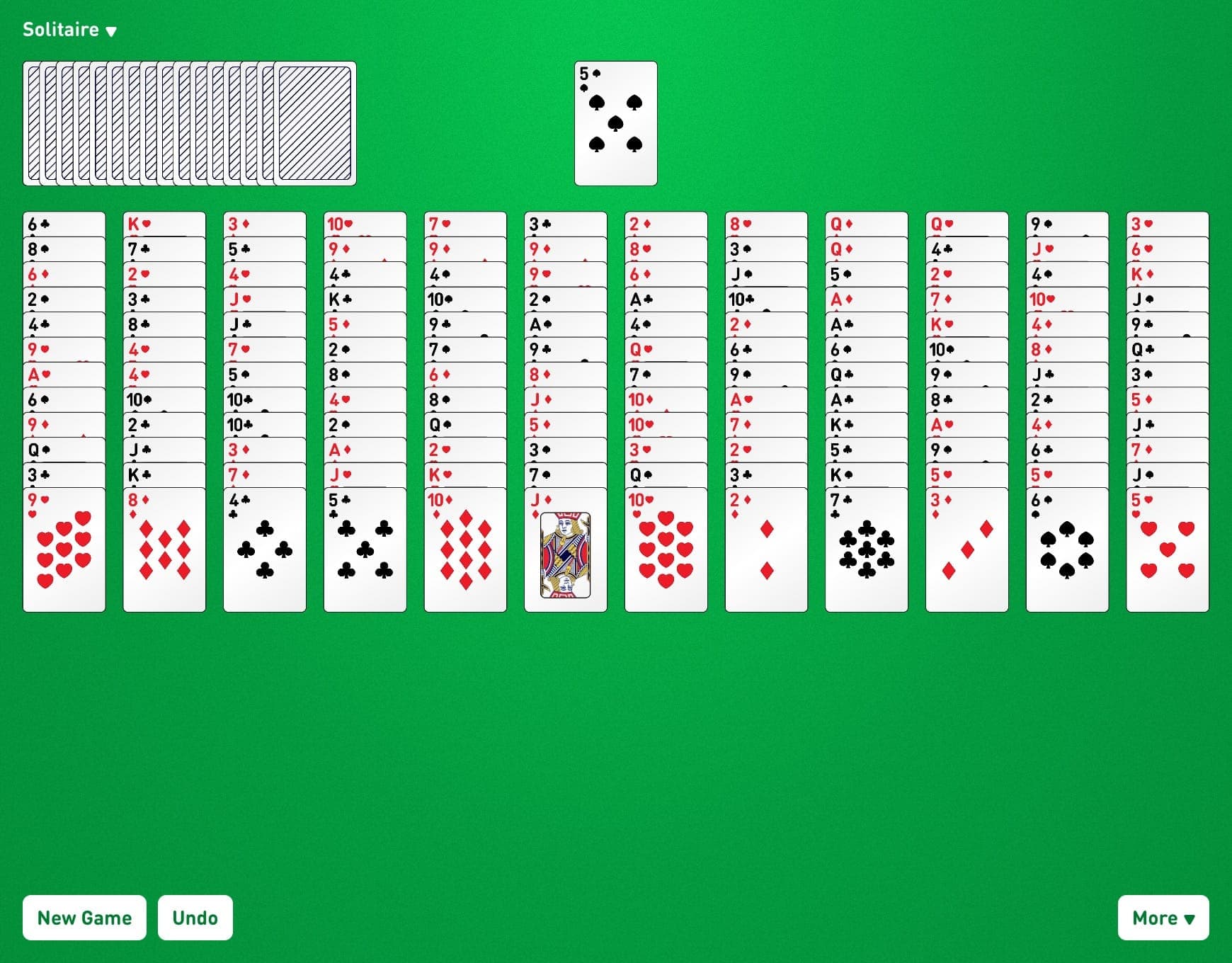 Lincoln Greens Game Layout