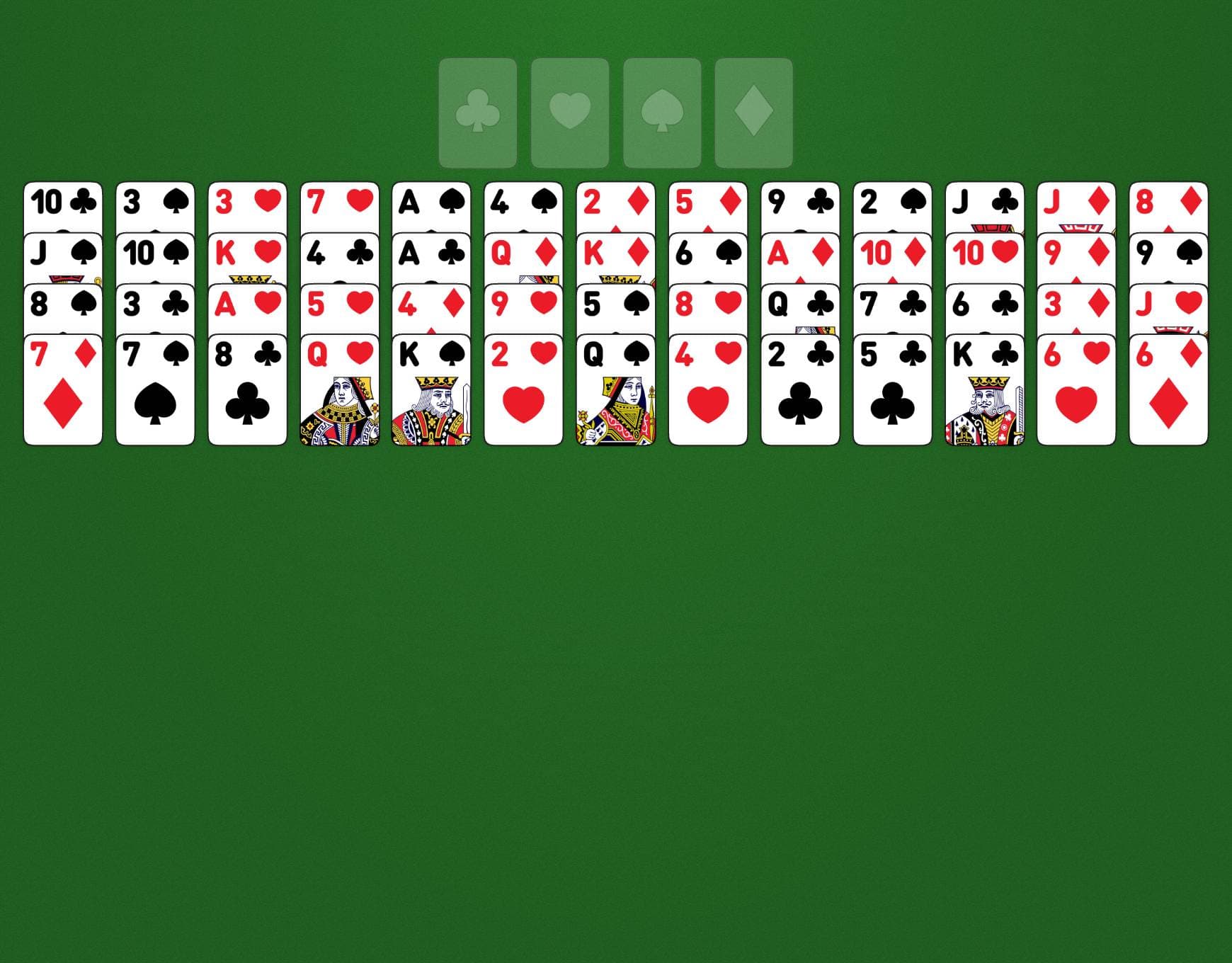 Disposition du jeu Lucky Piles