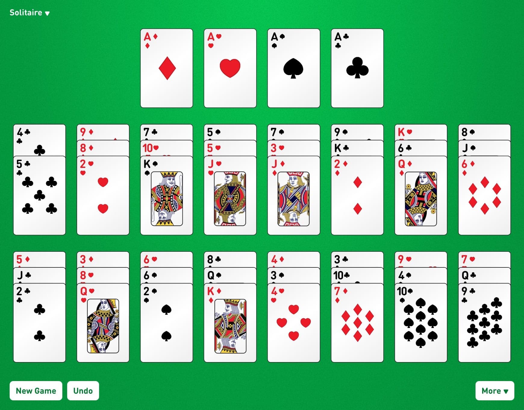 Midnight Clover Game Layout
