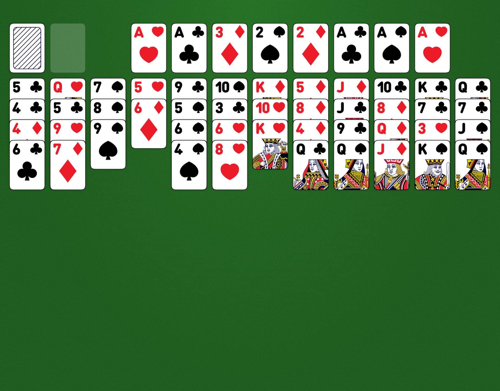 Spielaufbau von Napoleon's Quadrilateral