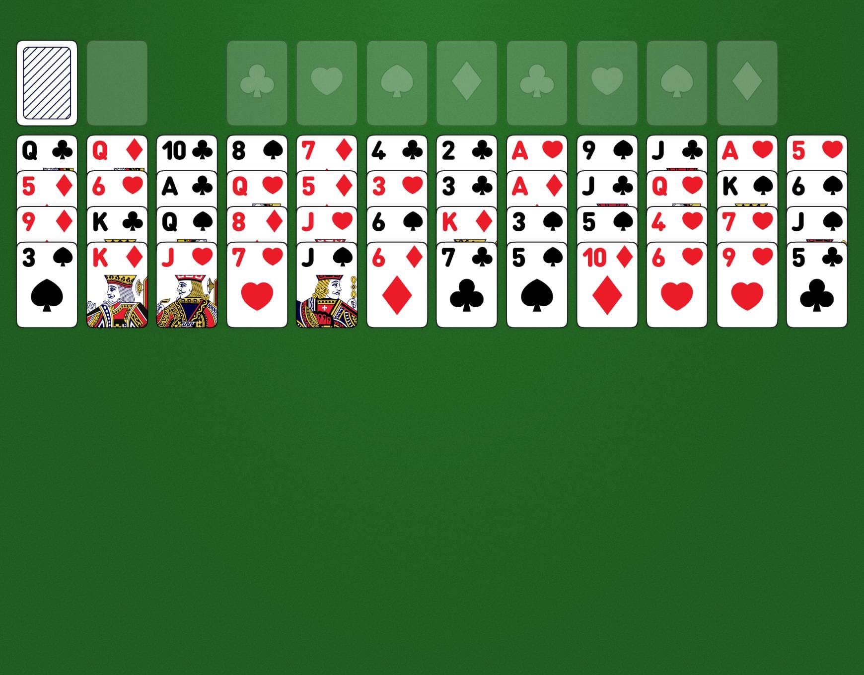 Disposizione del gioco Napoleon's Square