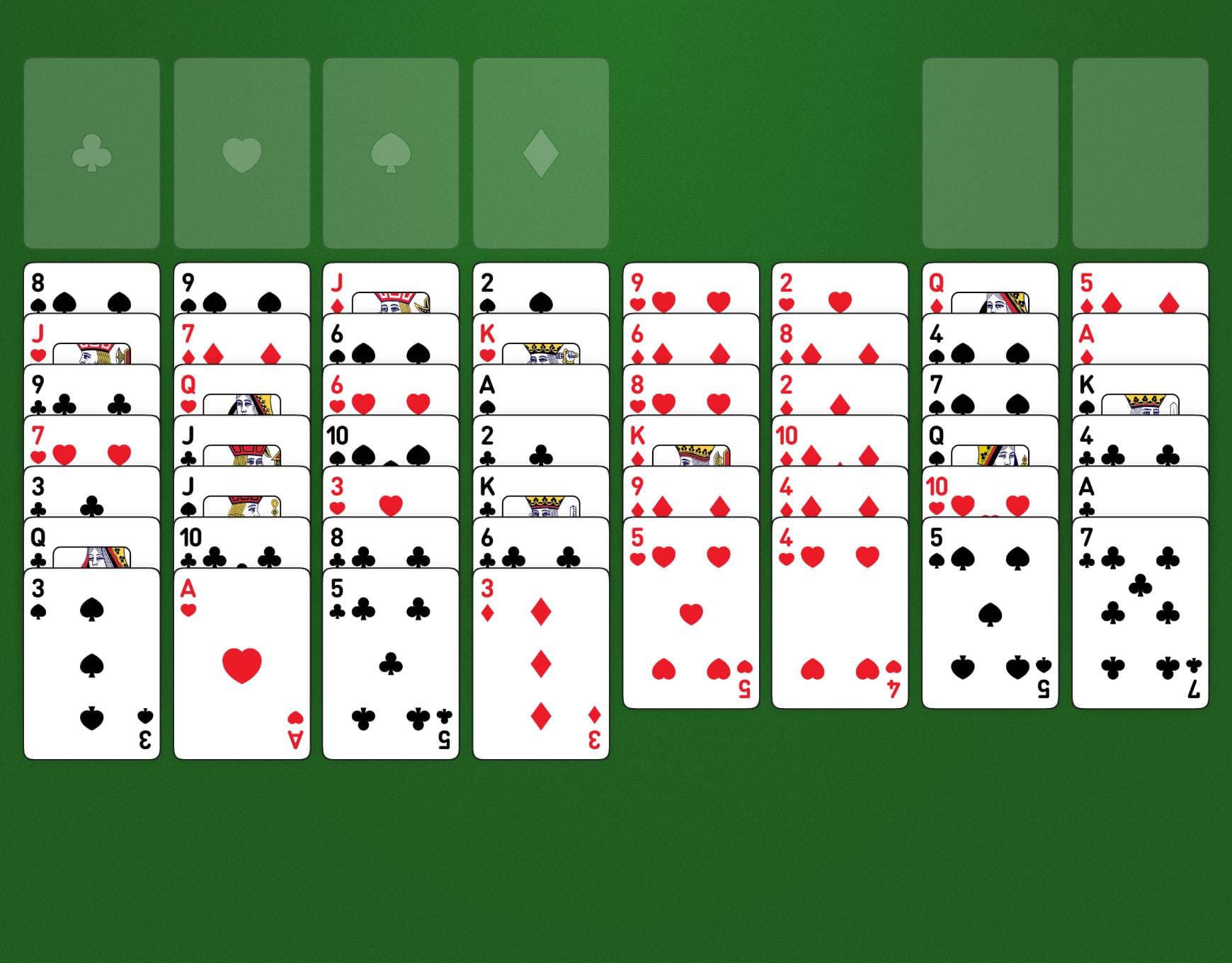 Disposition du jeu Private Lane
