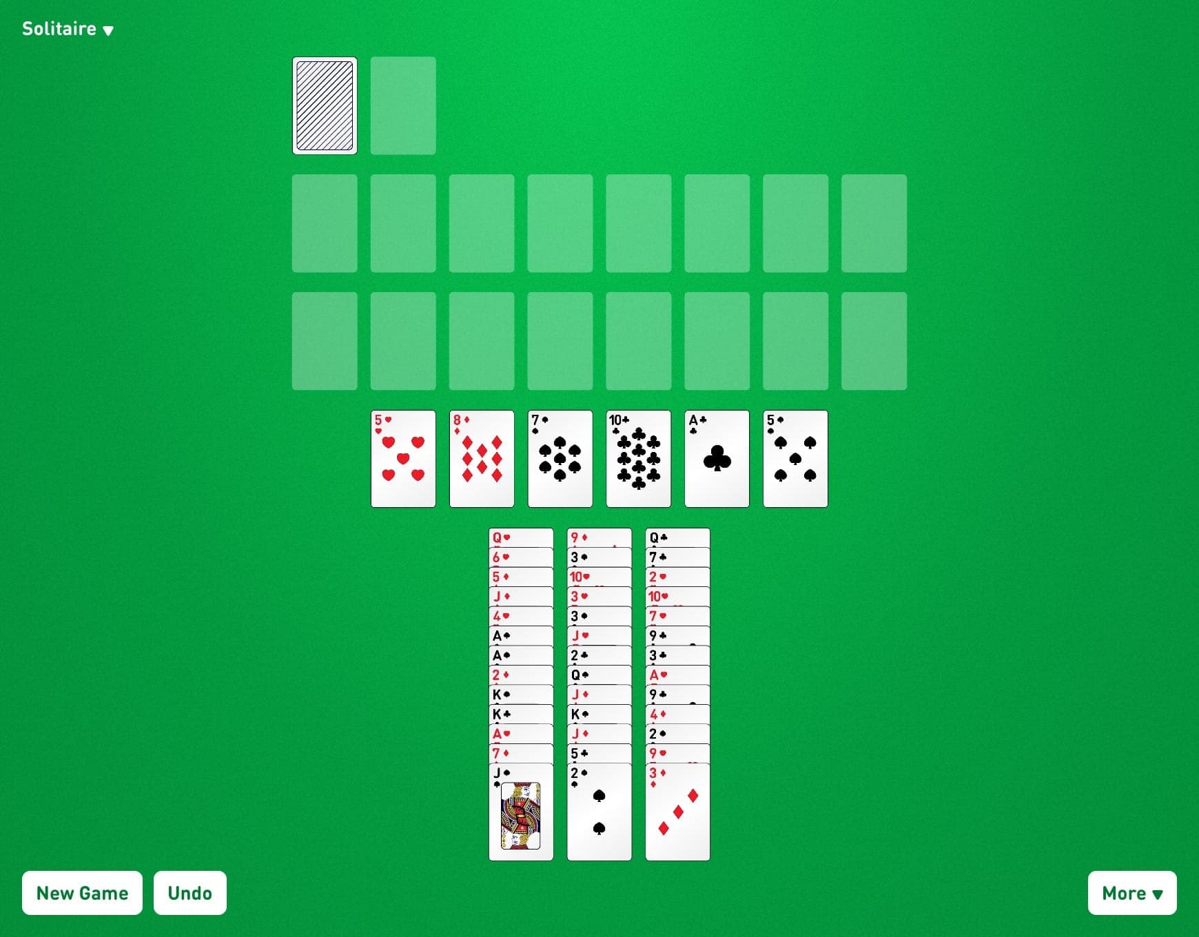 Racing Aces Game Layout
