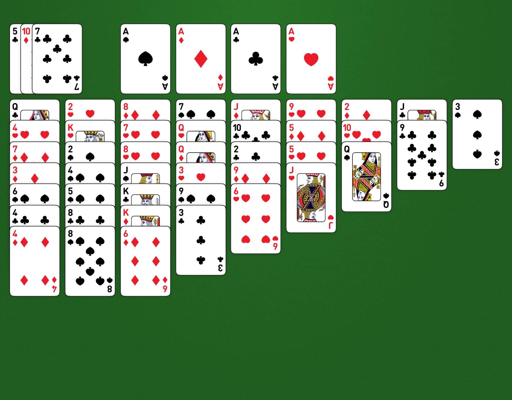 Spielaufbau von Raglan