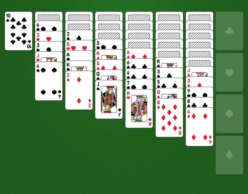 Screenshot of Russian Solitaire - free online game