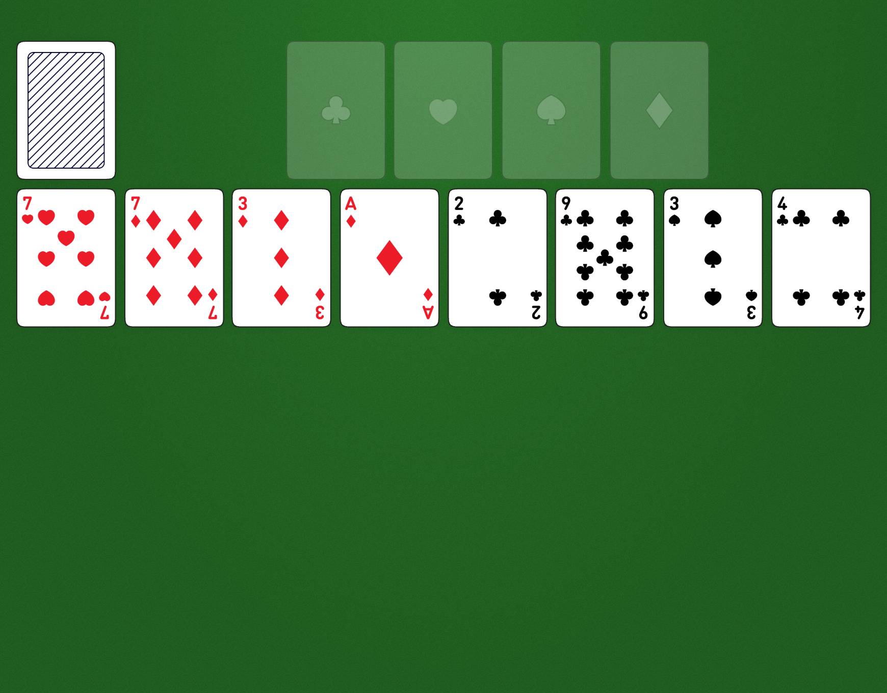 Spielaufbau von Shuffle