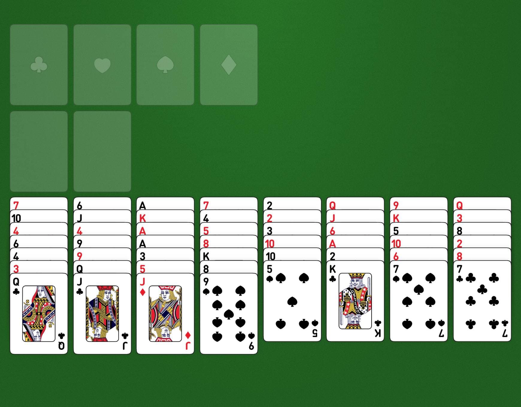 Disposizione di gioco di Simon Says