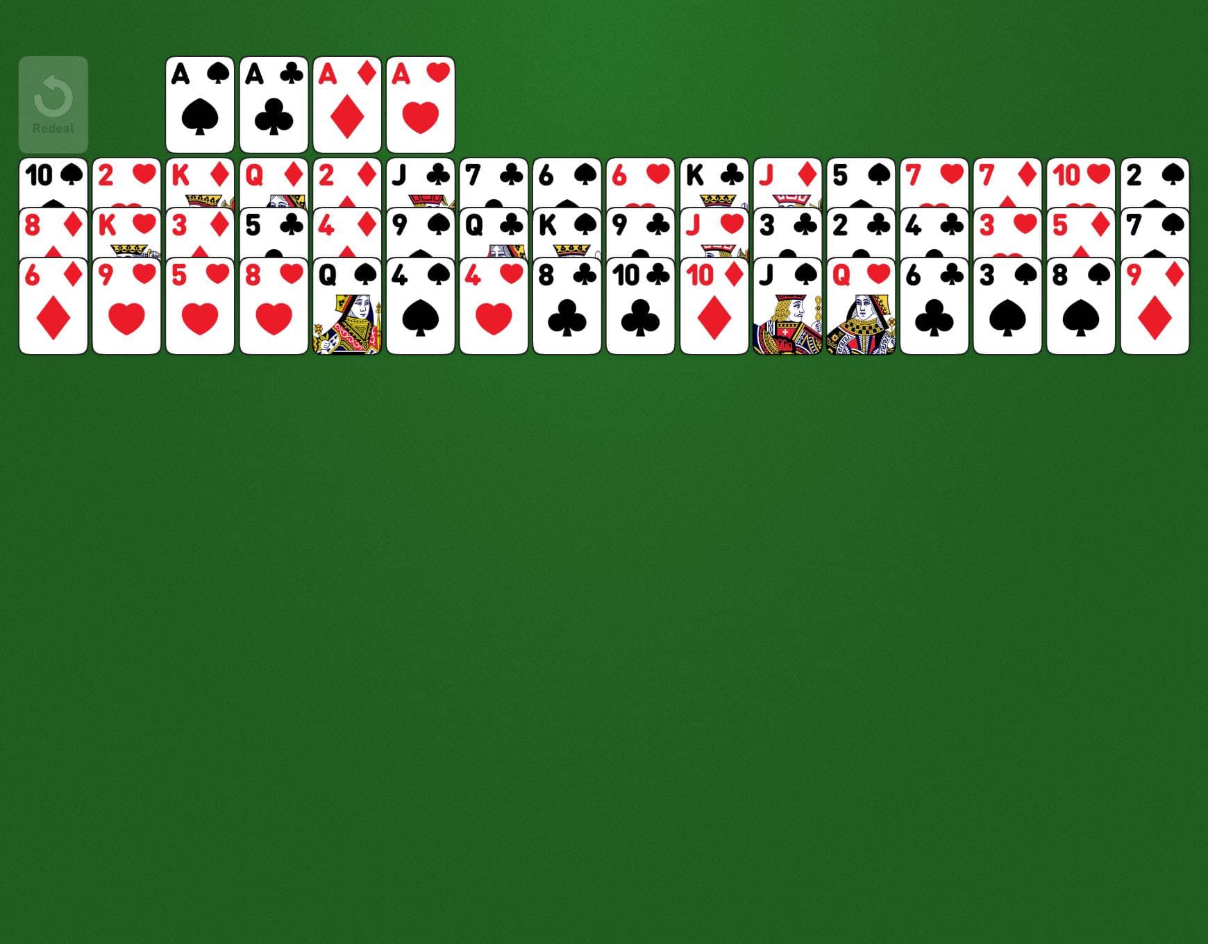 Disposition du jeu Trefoil