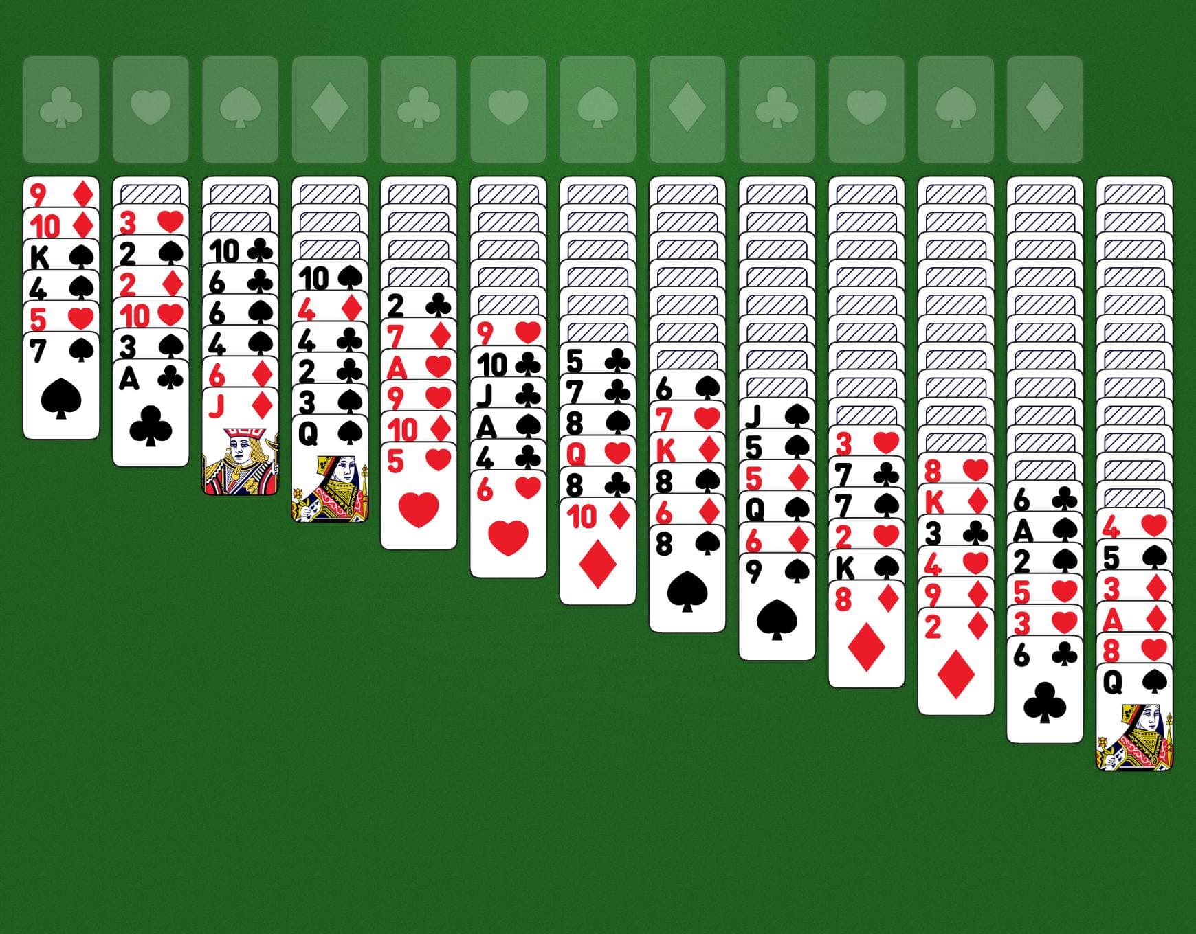 Disposition du jeu Triple Yukon