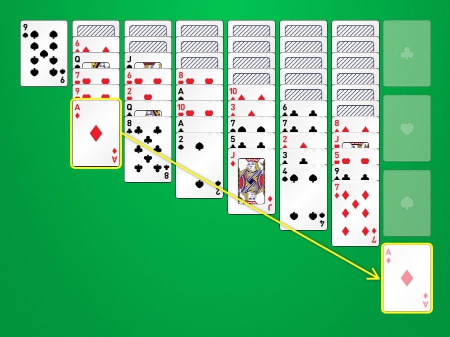 Russian Solitaire rules step 1