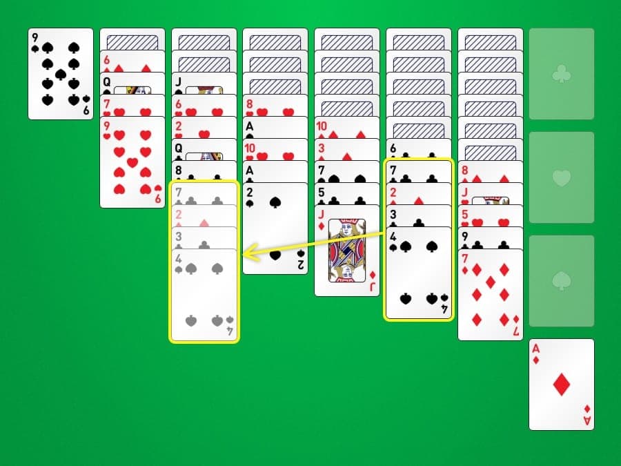 Russian Solitaire rules step 2